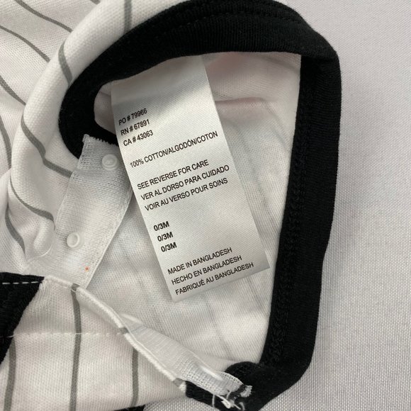 Baltimore Orioles White Orange Black Infant Baby Girl Bodysuits 0-3M 3-6M 18M - Picture 8 of 15